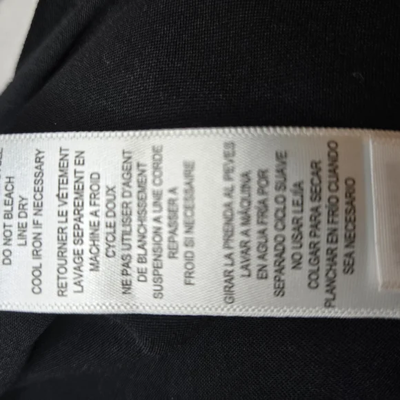 Splendid Women's Black Loretta V-Neck Maxi Wrap Dress with Side Slits Sz Large - Picture 11 of 11